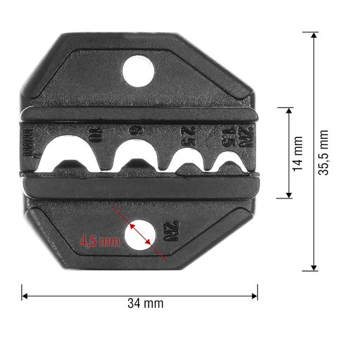 Матрица для кримпера Pro'sKit CP-236DN Превью 1