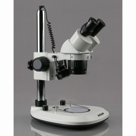 Бінокулярний стереомікроскоп AmScope SW-2B24-6WA-V331 з подвійним підсвічуванням Прев'ю 5