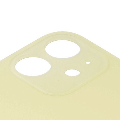 Задняя панель корпуса для iPhone 11, желтая, не нужно снимать стекло камеры, Copy, big hole Превью 1