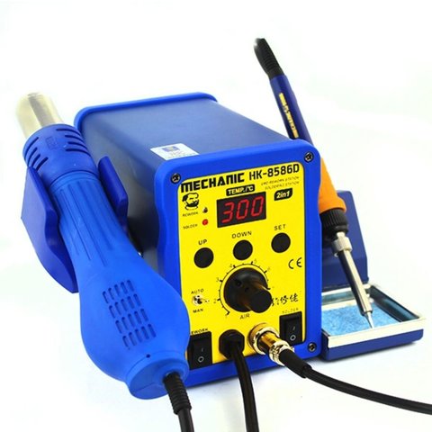 Паяльна станція термоповітряна Mechanic HK-8586D, турбінна Прев'ю 1