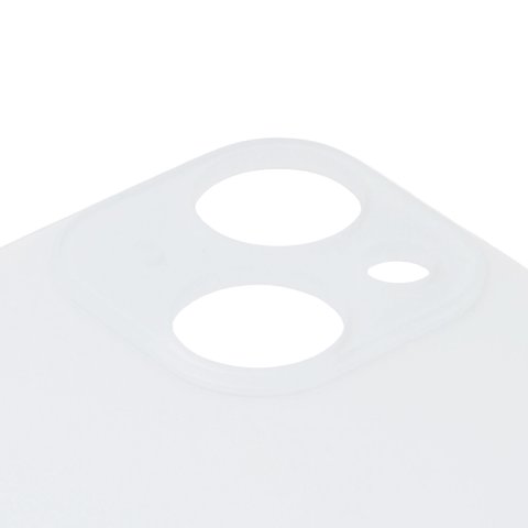 Задняя панель корпуса для iPhone 14 Plus, белая, не нужно снимать стекло камеры, Starlight, big hole Превью 1