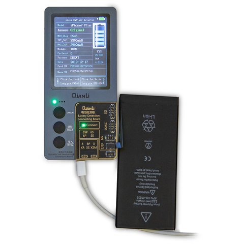 Batería puede usarse con Apple iPhone 7 Plus, Li-ion, 3.82 V, 2900 mAh, sin logotipo, HC, original IC, #616-00250 Vista previa  1