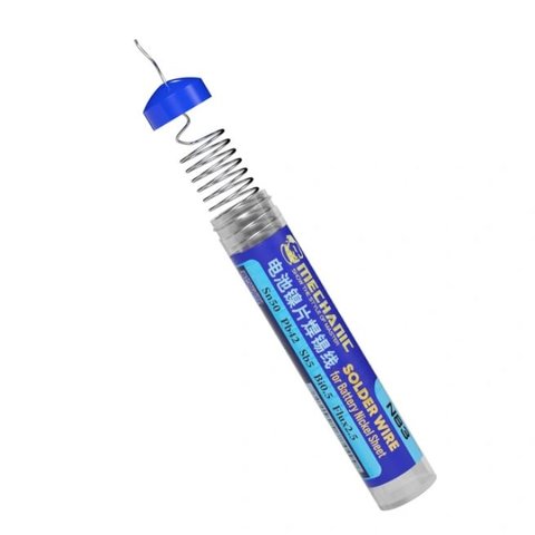 Solder Mechanic N83, (0,8 mm, 25 g, for soldering nickel plates of batteries) Preview 2