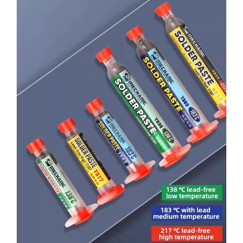 BGA Paste Mechanic TS17, (Sn 96.5%,  Ag 3%, Cu 0.5%, 217 °C, 50 g) Preview 2