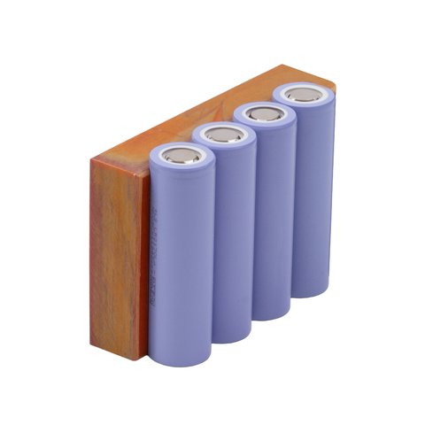 Battery Holder 21700 for Spot Welding, (1x4, magnetic) Preview 1