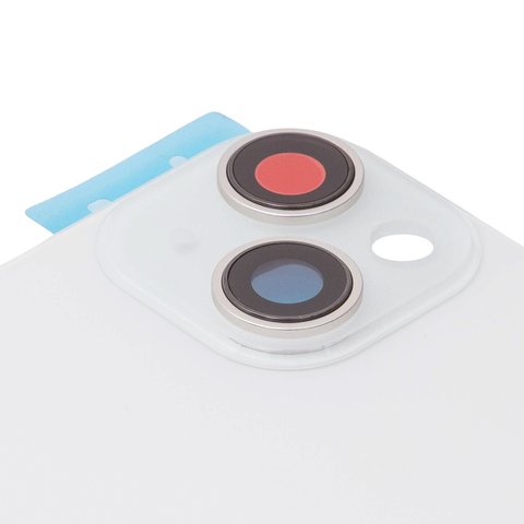 Housing Back Cover compatible with iPhone 14 Plus, (white, with camera lens, HC, starlight) Preview 1
