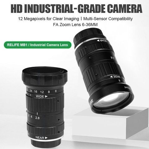 Objective RELIFE MB1, (with optical zoom, camera lens, 6-36mm; 12MP; F2.8-C; C-Mount) Preview 1
