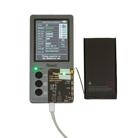 Battery compatible with iPhone 13, (Li-ion, 3.84 V, 3227 mAh, Original (PRC), original IC) #A2655 Preview 1