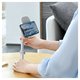 Holder Baseus Literary Youth Desktop Bracket, (silver, desktop, metal, with wireless charger) #SUWY-D0S Preview 2