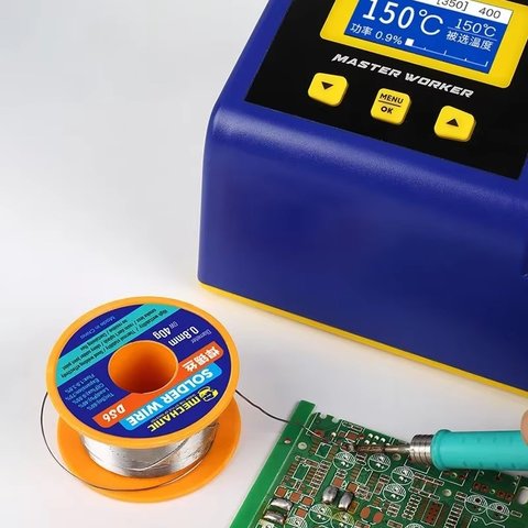 Estaño Mechanic DS6, Sn 60% , Pb 40%, flux 1-3%, 0,8 mm, 40 g Vista previa  1