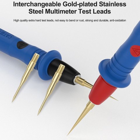 Sonda de prueba para multímetro Sunshine SS-024B, aguja fina Vista previa  1