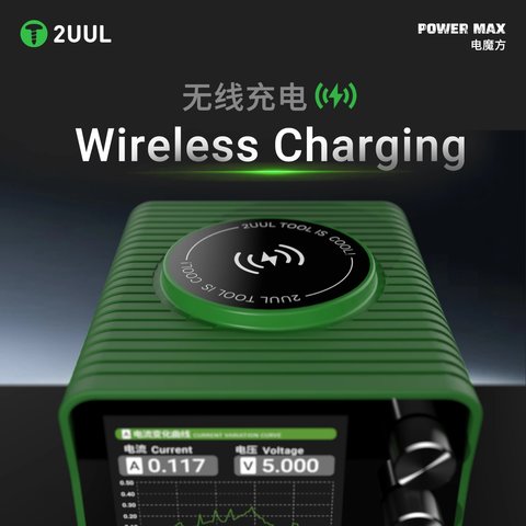 Adaptador de red 2UUL PC01 Power Max, 200 W, Quick Charge, Power Delivery (PD), con cargador inalámbrico, 7 puertos Vista previa  3