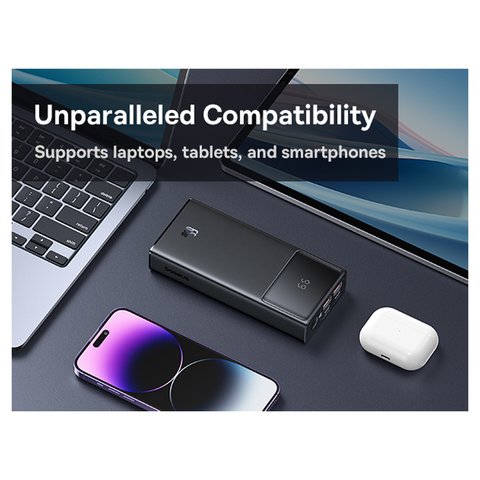 Power bank Baseus Star-Lord Digital, 20000 мАч, 65 Вт, черный, Power Delivery (PD), #P10022906113-00 Превью 1