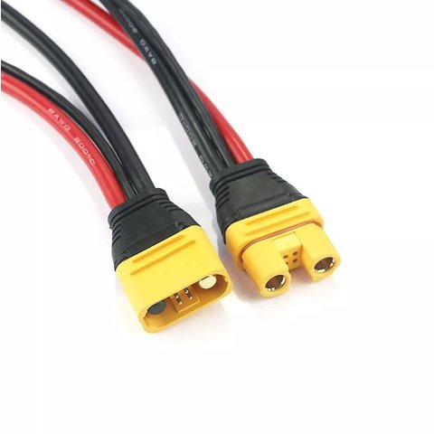 Силовий роз'єм живлення Amass AS150U-F, "мама", з кабелем, 35 см, 8AWG Прев'ю 3