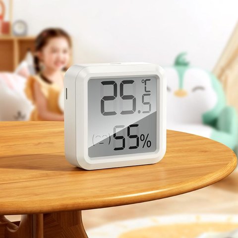 Датчик температури та вологості Hoco HX40, білий, кімнатний, #6942007647823 Прев'ю 2