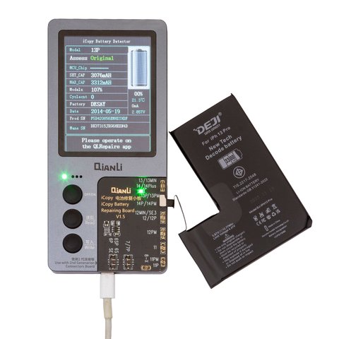 Аккумулятор Deji для Apple iPhone 13 Pro, Li-ion, 3,87 B, 3300 мАч, повышенная ёмкость, без ошибки, decode battery Превью 1