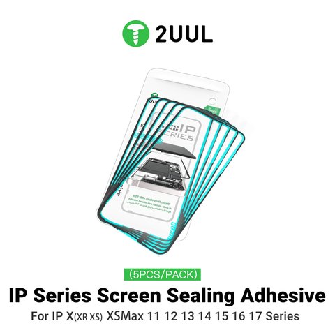 Стікер дисплея 2UUL SA13M для Apple iPhone 13 mini, 5 шт., adhesive Прев'ю 1