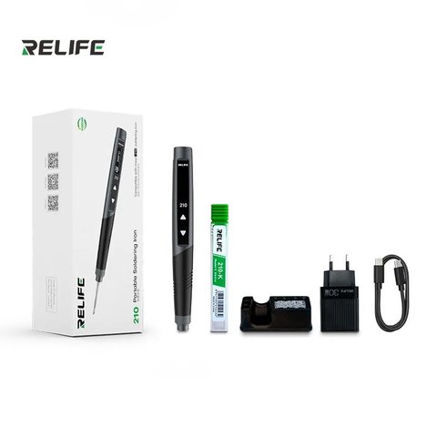 Паяльник RELIFE 210, 60 Вт, USB тип-C, портативний, PD Прев'ю 8