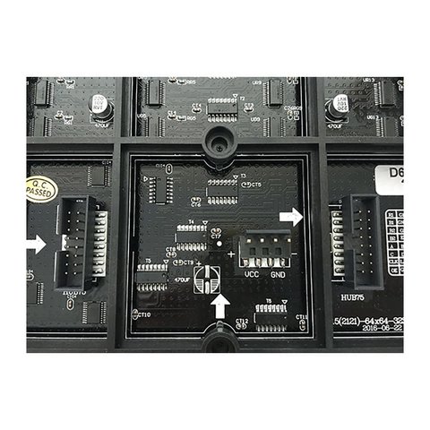 LED-модуль Hoozoe для рекламных екранов P2.5-RGB-SMD (320 × 160 мм, 128 × 64 точек, IP20, 1000 нт) Превью 2