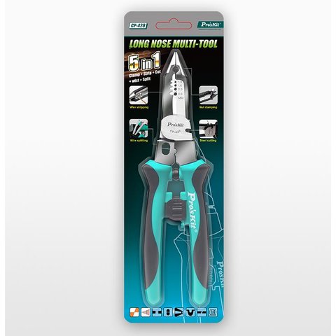 Длинногубцы 5 в 1 Pro'sKit CP-420 Превью 1