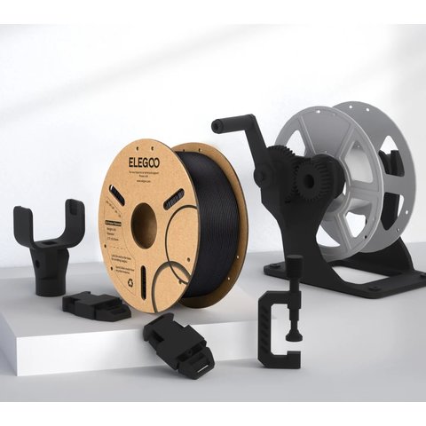 Філамент для 3D-принтера ELEGOO PLA-CF Black, 1 кг Прев'ю 3